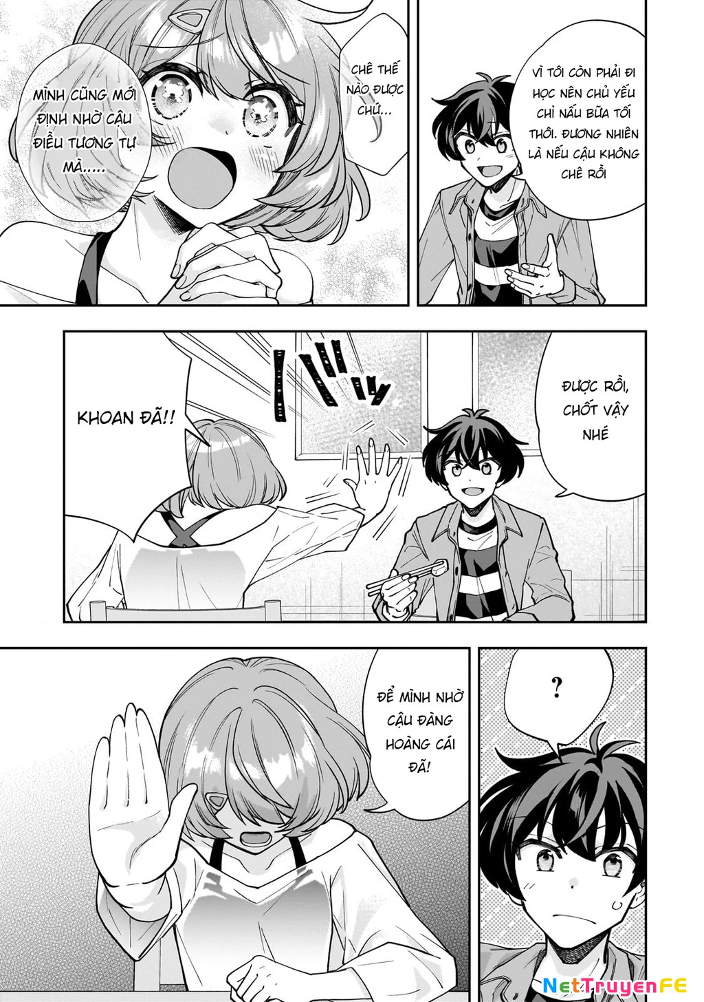 Net no "Oshi" to Real no "Oshi" ga Tonari ni Hikkoshite Kita Chapter 3 - Trang 2